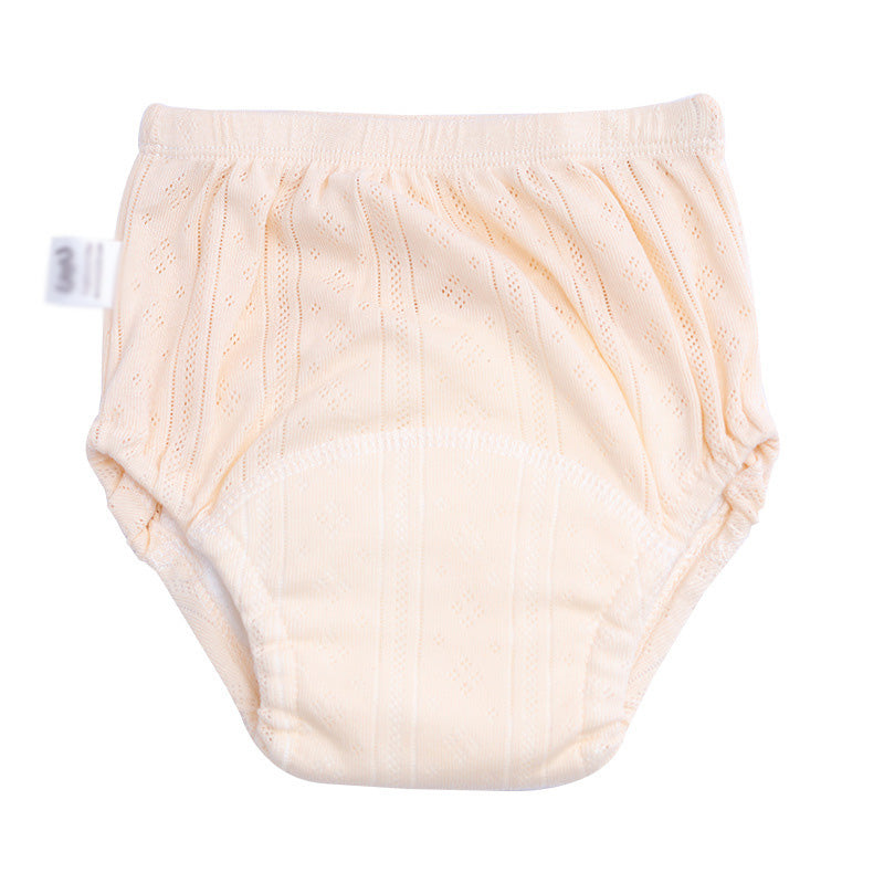 Pantalones de entrenamiento de algodón transpirables y cómodos para bebé