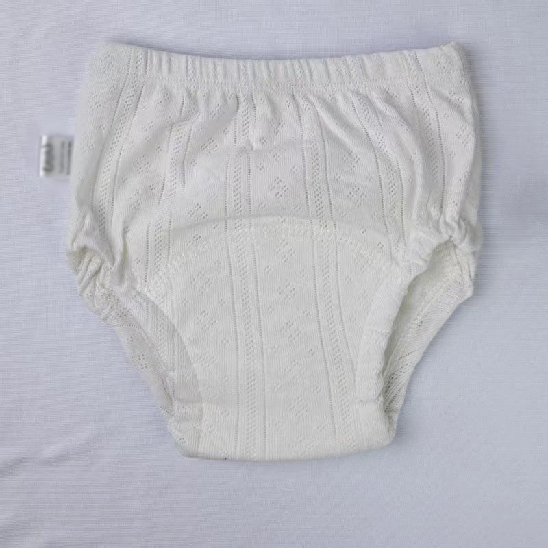Pantalones de entrenamiento de algodón transpirables y cómodos para bebé