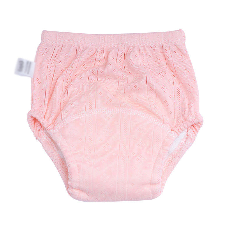 Pantalones de entrenamiento de algodón transpirables y cómodos para bebé