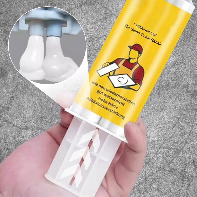 Kit multifuncional para reparar grietas en baldosas de piedra