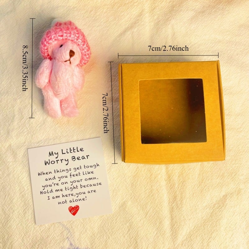 50% OFF💖Healing Doll Gift🎁Handmade Mini Plush Teddy Bear in Box