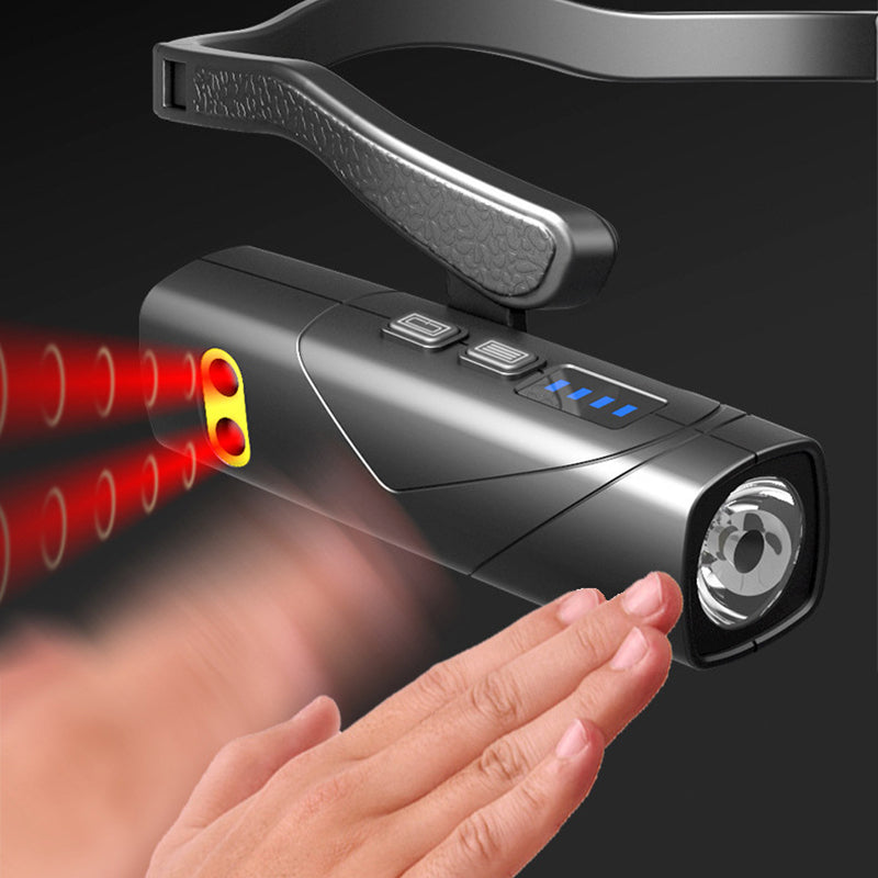 🔥Linterna frontal LED recargable y ligera para usar en la oreja