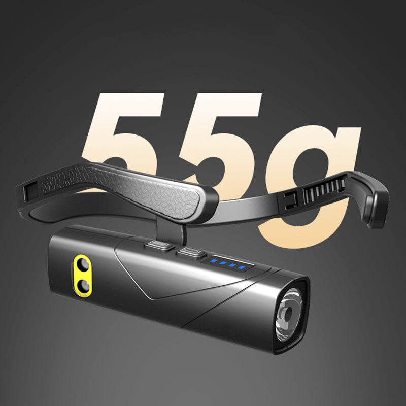 🔥Linterna frontal LED recargable y ligera para usar en la oreja