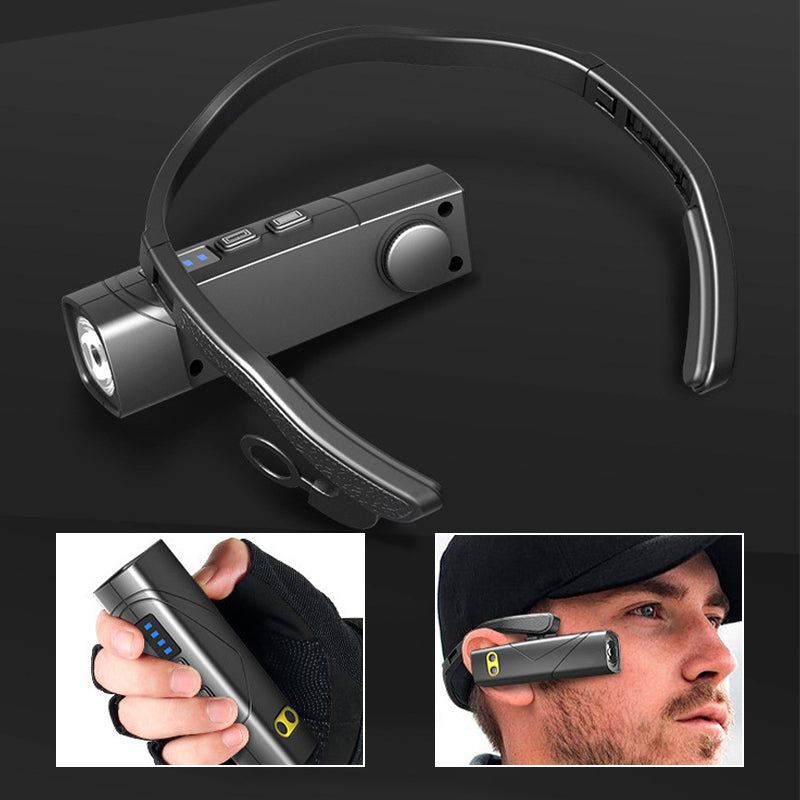 🔥Linterna frontal LED recargable y ligera para usar en la oreja