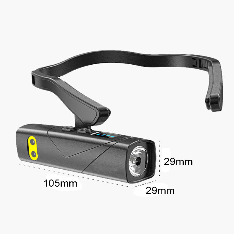 🔥Linterna frontal LED recargable y ligera para usar en la oreja