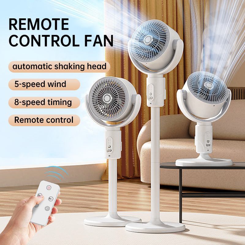 🌬️ ¡OFERTA ESPECIAL 50% DE DESCUENTO POR TIEMPO LIMITADO! 🔄 Ventilador Oscilante Ajustable con Control Remoto – 5 Velocidades, 90° Oscilación, <36dB, USB ✨