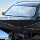 Parasol plegable para parabrisas de coche - Cubierta parasol para coche con protección UV para la ventana delantera del coche (aislamiento térmico) para la mayoría de los coches.