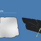 Parasol plegable para parabrisas de coche - Cubierta parasol para coche con protección UV para la ventana delantera del coche (aislamiento térmico) para la mayoría de los coches.
