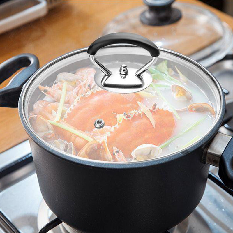 Perilla de repuesto de silicona anti-escaldaduras para tapa de olla
