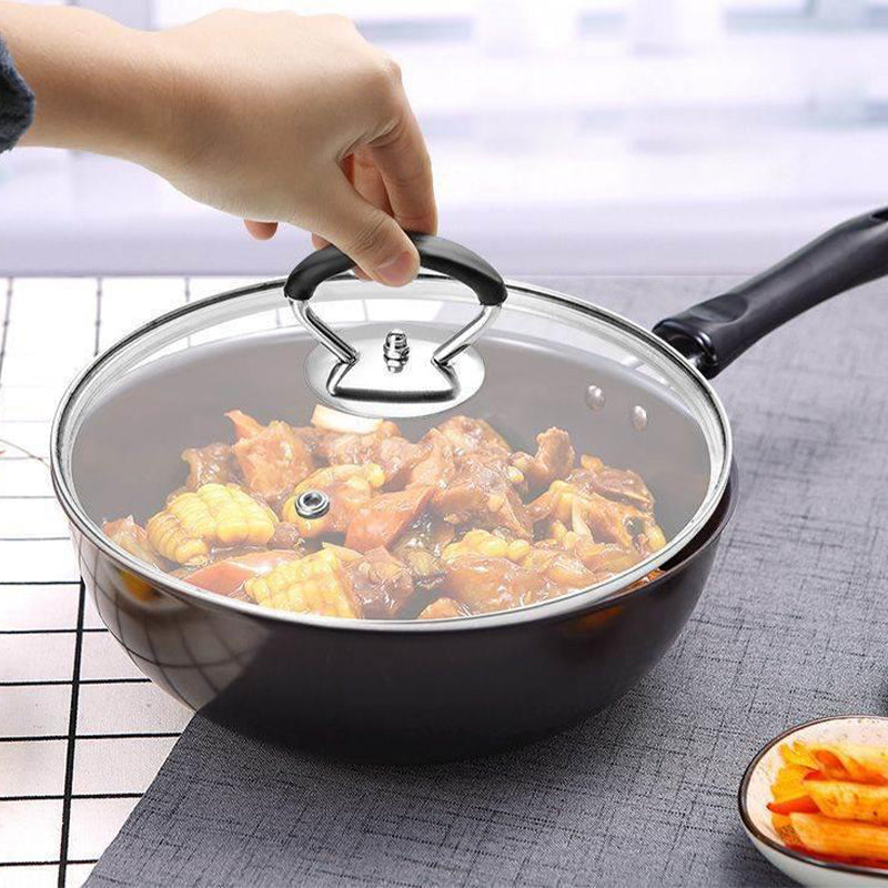 Perilla de repuesto de silicona anti-escaldaduras para tapa de olla