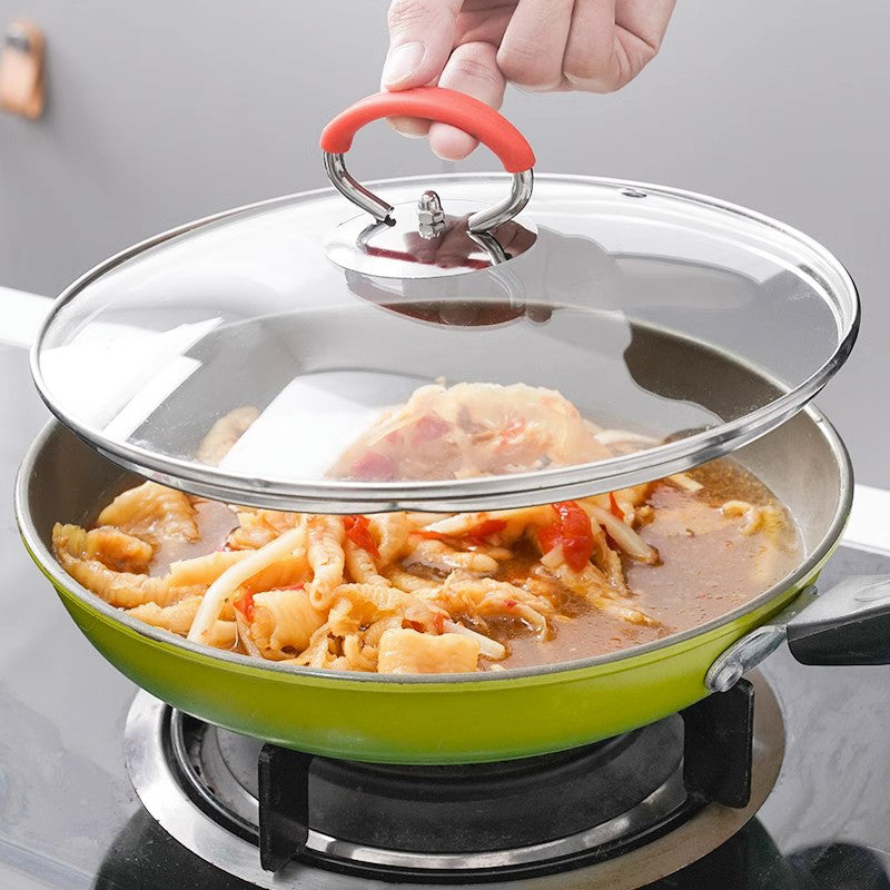Perilla de repuesto de silicona anti-escaldaduras para tapa de olla