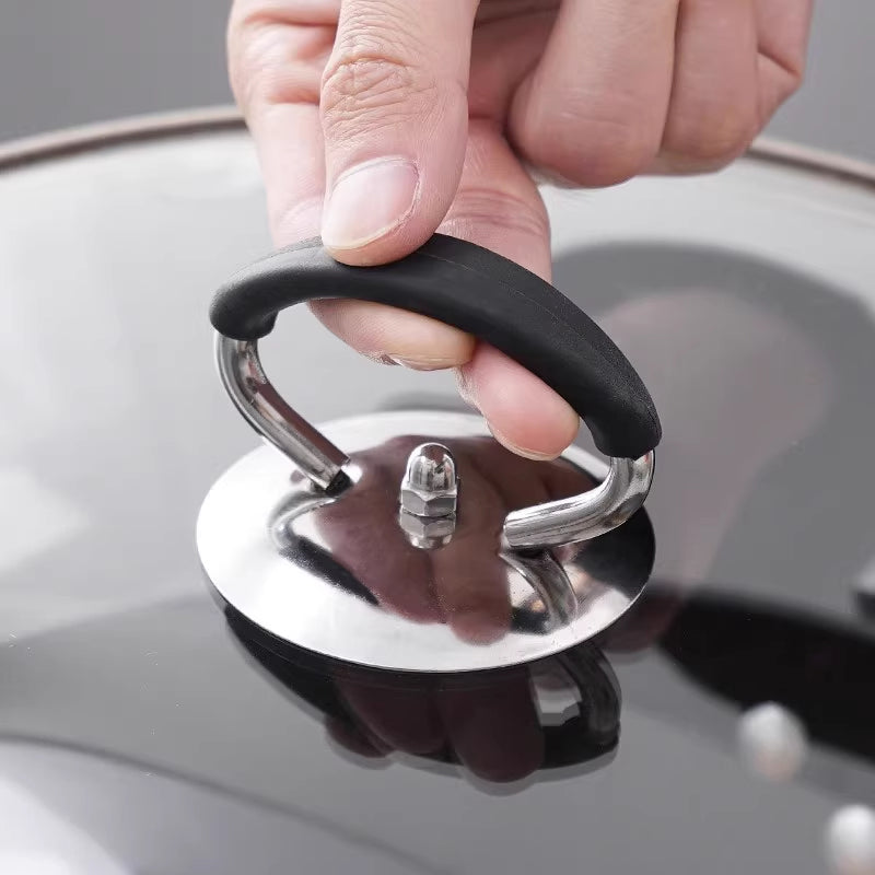 Perilla de repuesto de silicona anti-escaldaduras para tapa de olla