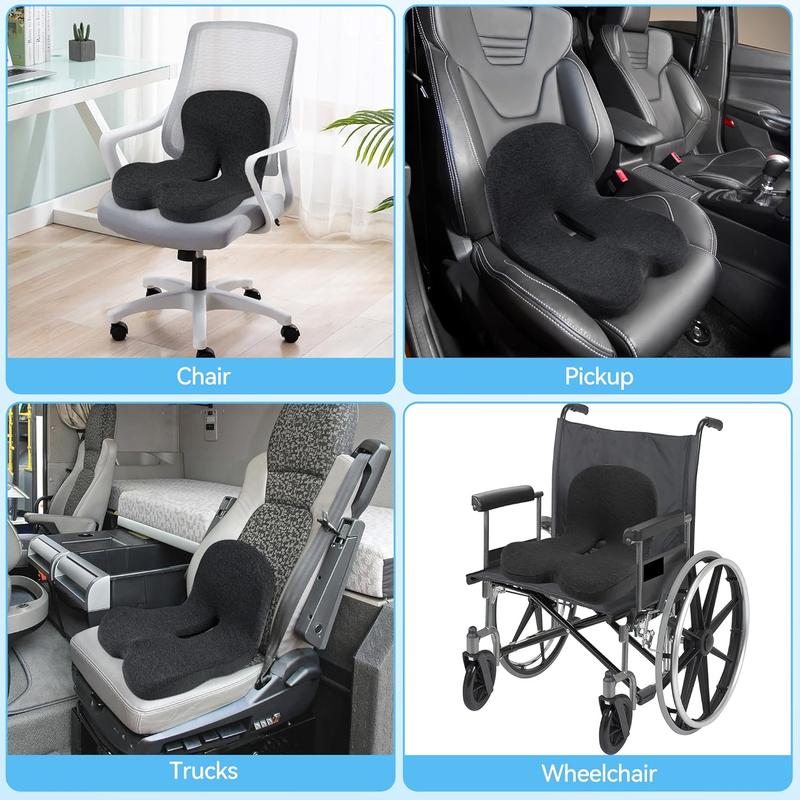Cojín de Asiento Antideslizante de Espuma Viscoelástica