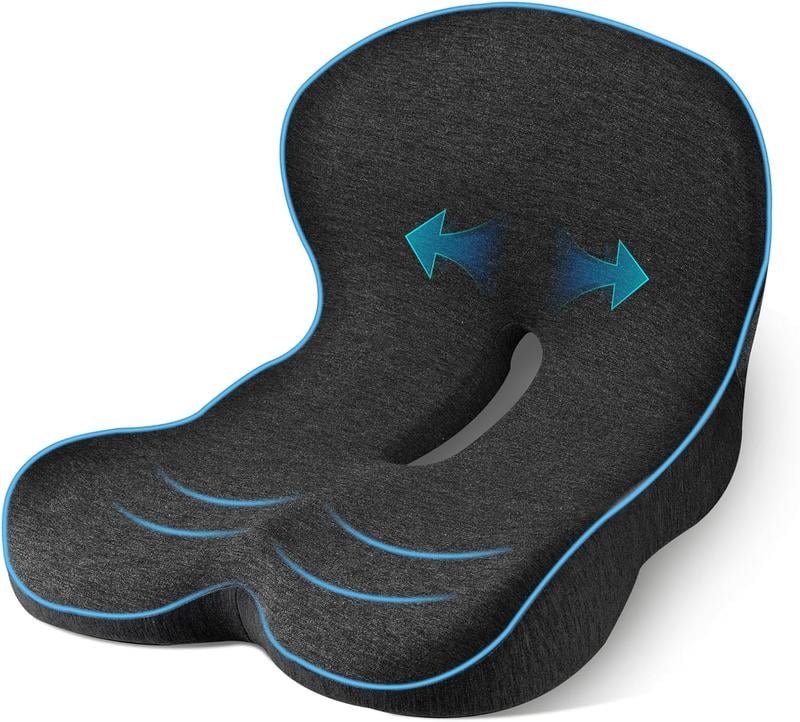 Cojín de Asiento Antideslizante de Espuma Viscoelástica