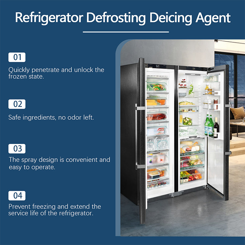 Agente descongelante eficiente y conveniente para descongelar refrigeradore