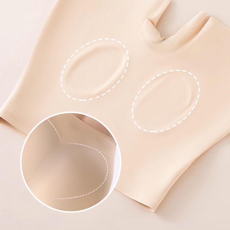 🔥45% de descuento 🔥Ropa interior de seda helada de cintura alta para mujer con control de abdomen y levantamiento de cadera