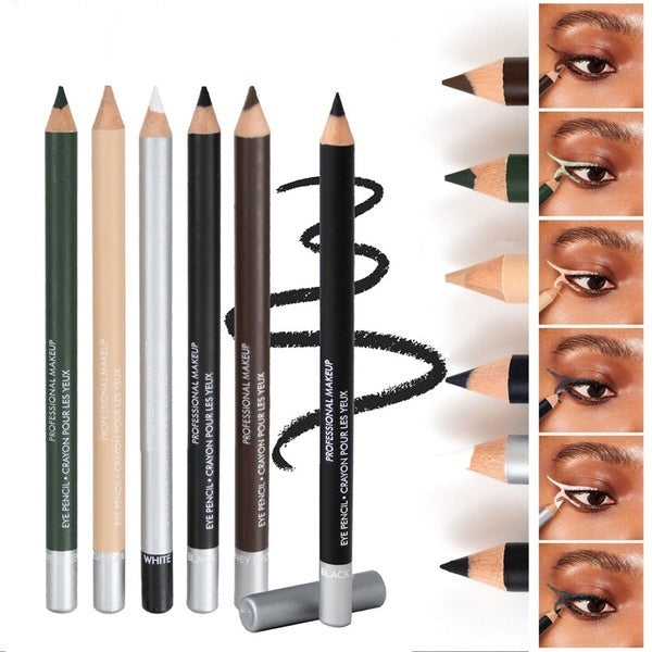 🔥 50% DE DESCUENTO – ¡COMPRA 1 Y LLÉVATE 1 GRATIS! 🔥 Delineador de ojos de madera resistente al agua | Larga duración, color intenso y fácil de aplicar 💜
