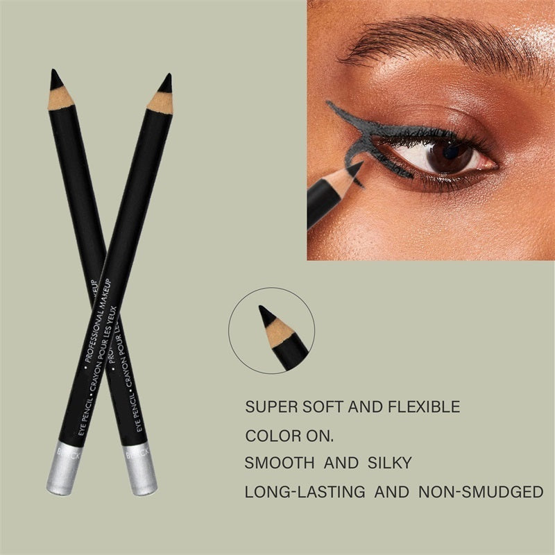 🔥 50% DE DESCUENTO – ¡COMPRA 1 Y LLÉVATE 1 GRATIS! 🔥 Delineador de ojos de madera resistente al agua | Larga duración, color intenso y fácil de aplicar 💜