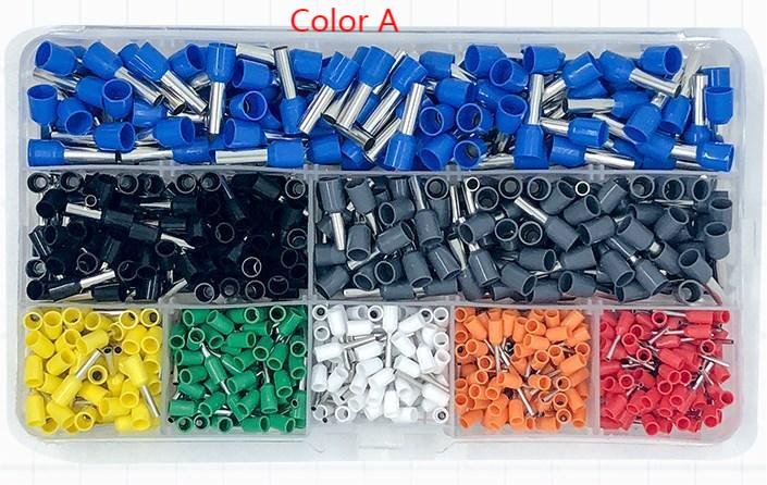 Juego de crimpadoras para terminales tubulares de trinquete
