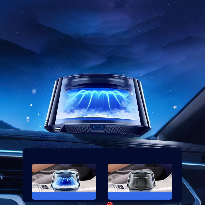 Difusor para coche Cloud Mist 2025: encendido y apagado automático con batería USB-C de 30 días y 1 recarga = 1 año de frescura