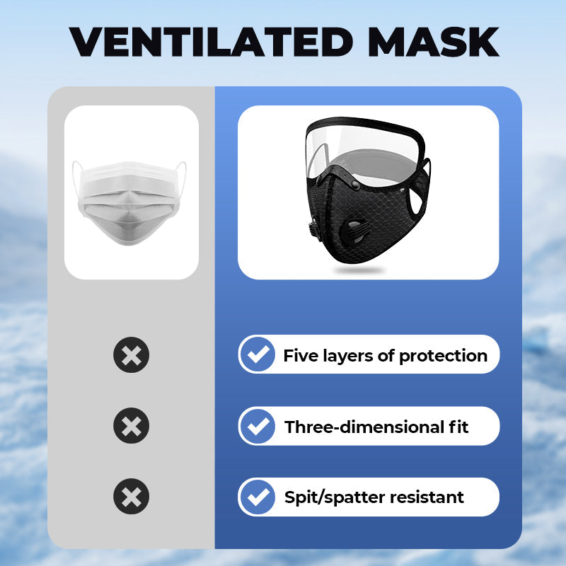 Máscara y gafas protectoras para motocicleta a prueba de viento y anti-UV