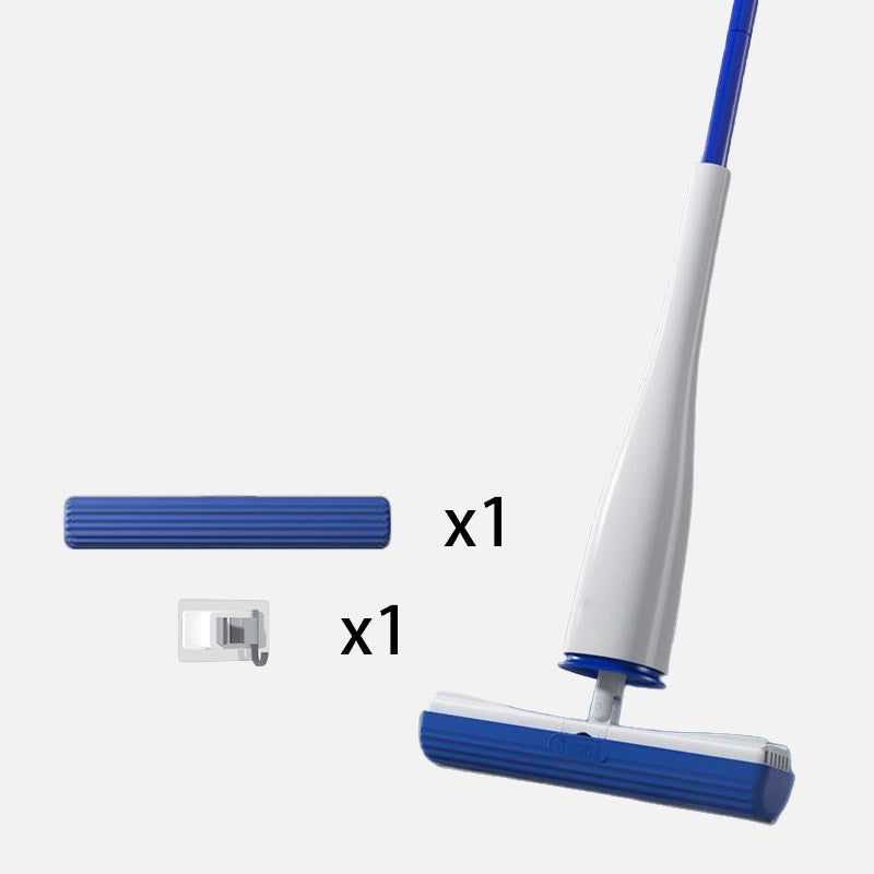 Trapeador autoescurrible manos libres con almacenamiento vertical