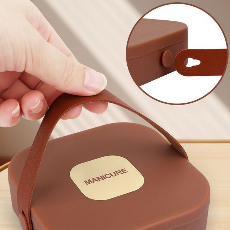 💥Hot Sale✂️Portable Set de manicura con cortauñas de 7 piezas