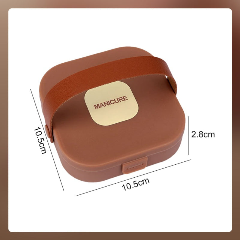 💥Hot Sale✂️Portable Set de manicura con cortauñas de 7 piezas