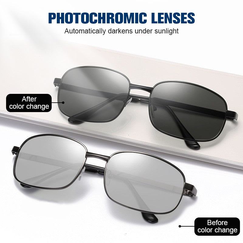 Gafas de sol polarizadas fotocromáticas para hombre
