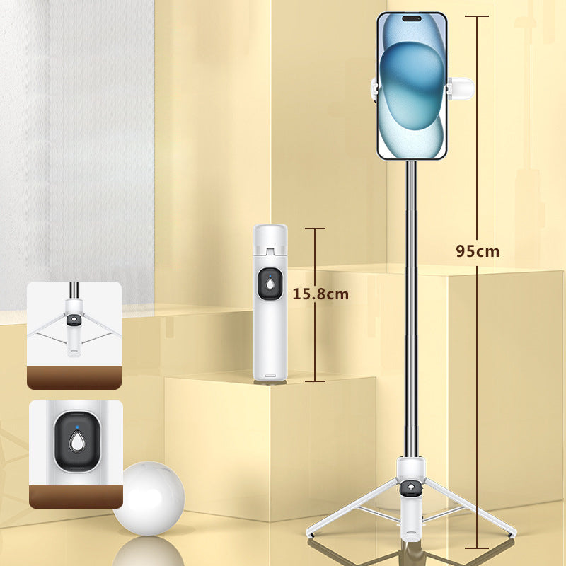 Trípode portátil para selfies con Bluetooth de 4 patas éxito