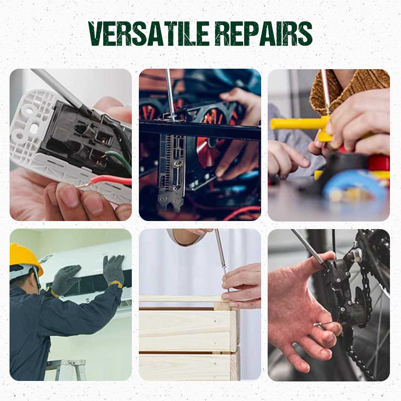 🛠️ ¡COMPRA 2 LLEVA 3! ✨ Destornillador Ajustable 14 en 1 con Trinquete - Herramienta Multifunción para Reparaciones Domésticas y Profesionales 🔩📦