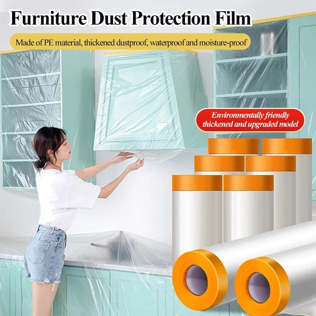 Película protectora desechable a prueba de polvo para muebles (compra 1 y llévate 1 gratis)