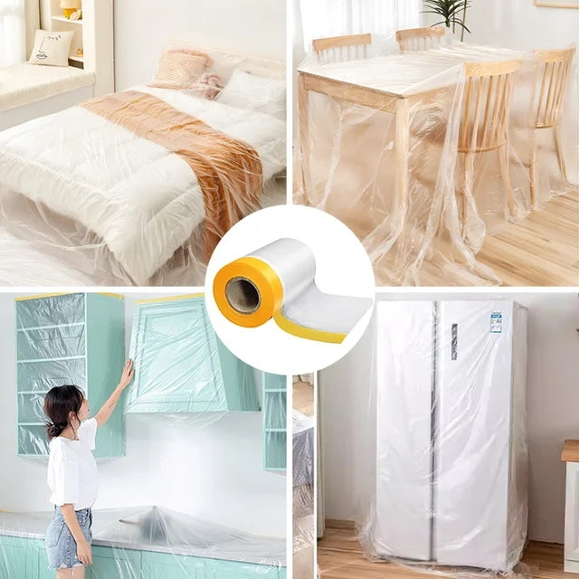 Película protectora desechable a prueba de polvo para muebles (compra 1 y llévate 1 gratis)