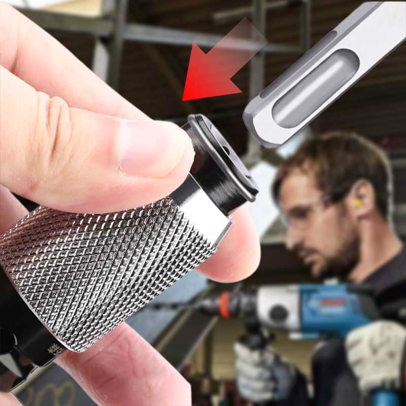 Adaptador para brocas de taladro eléctrico