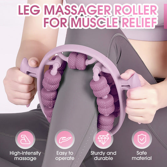 🔥Rodillo Masajeador de Piernas💆‍♀️¡Alivio Muscular Definitivo!✨