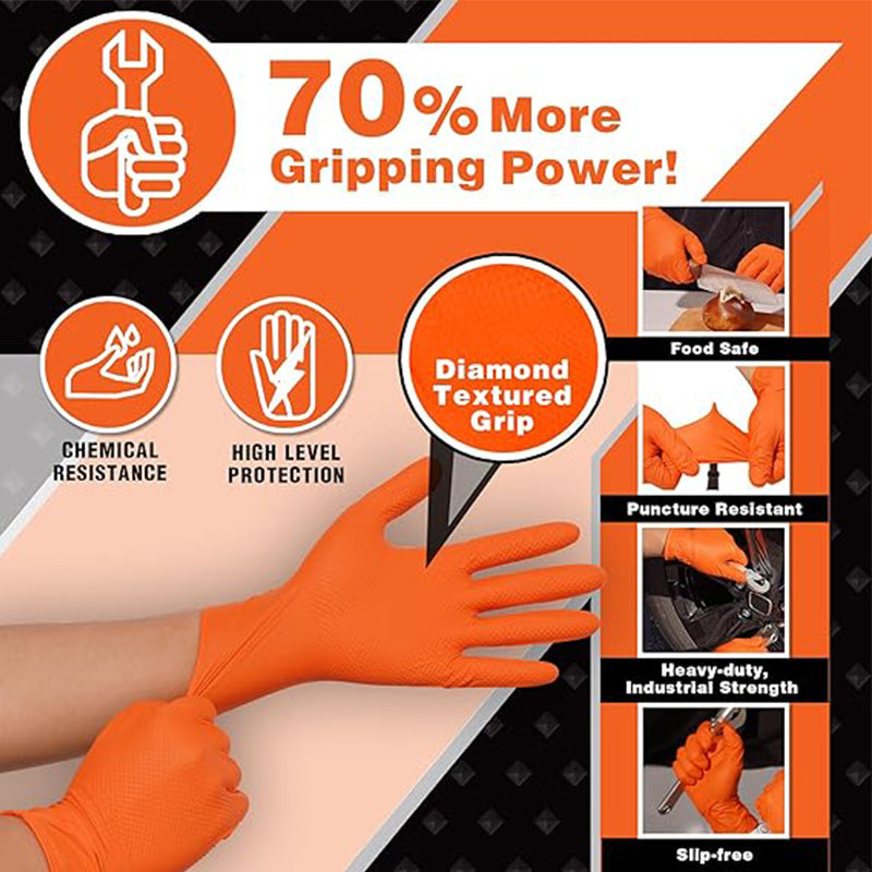 🧤 ¡50 % DE DESCUENTO AHORA! ✨ Guantes desechables de nitrilo (30 unidades): sin látex, resistentes a productos químicos, para limpieza, uso médico y bricolaje 🔬📦