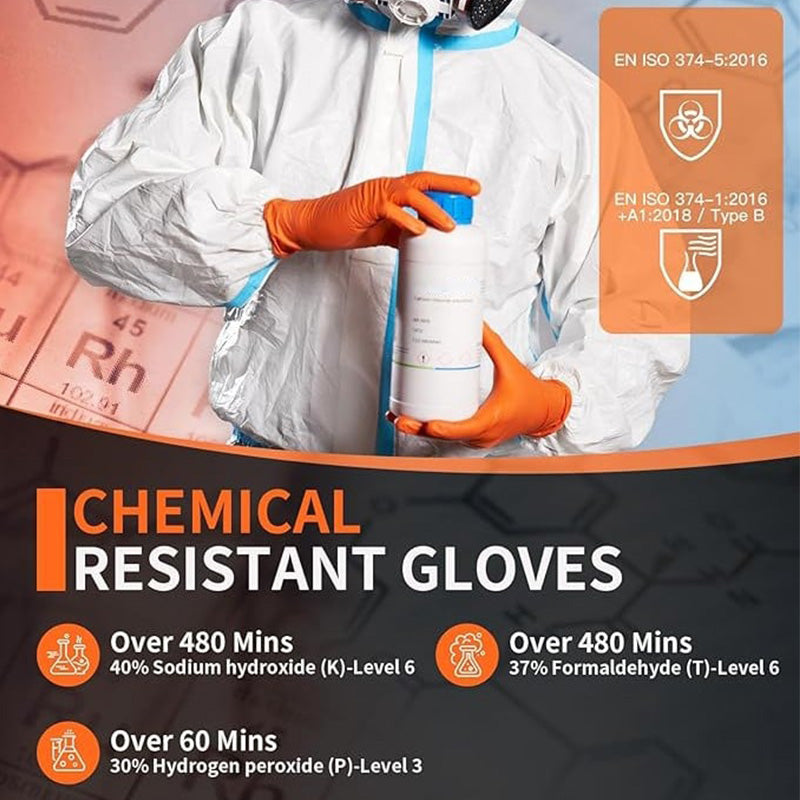 🧤 ¡50 % DE DESCUENTO AHORA! ✨ Guantes desechables de nitrilo (30 unidades): sin látex, resistentes a productos químicos, para limpieza, uso médico y bricolaje 🔬📦