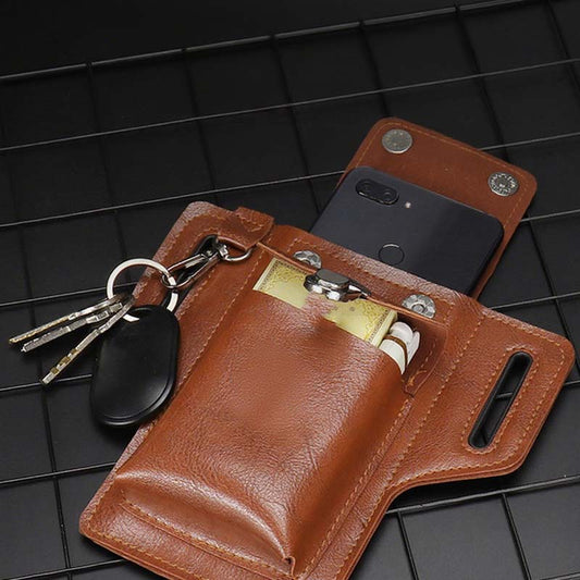 Funda impermeable para teléfono móvil para hombre, tipo cinturón.