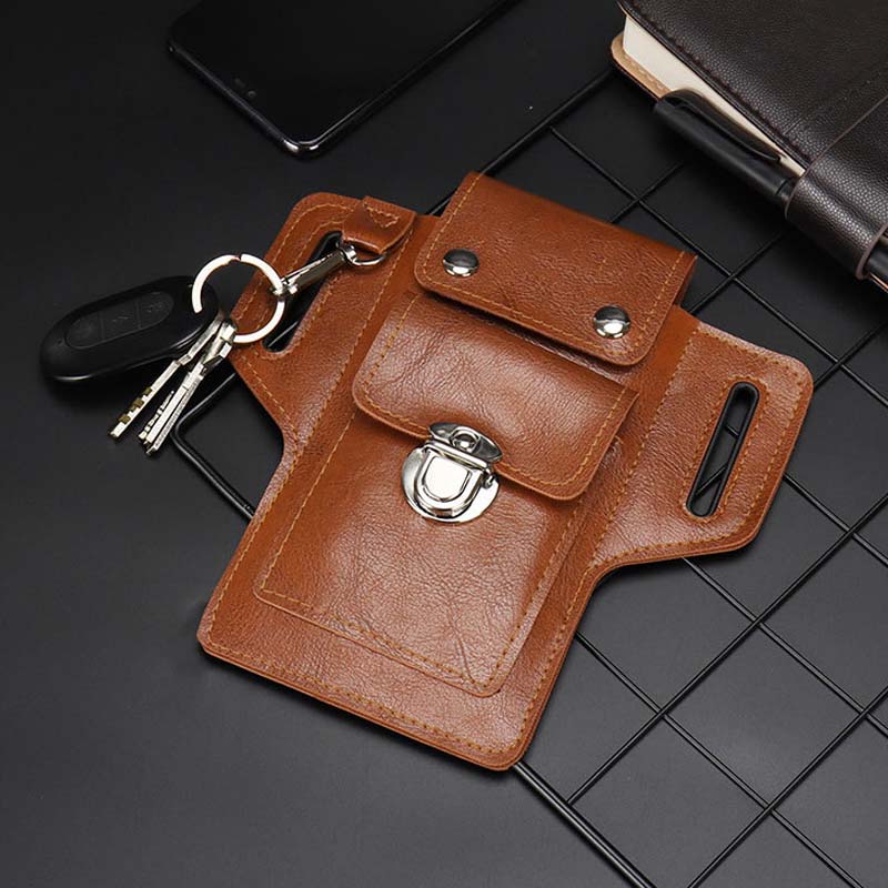 Funda impermeable para teléfono móvil para hombre, tipo cinturón.