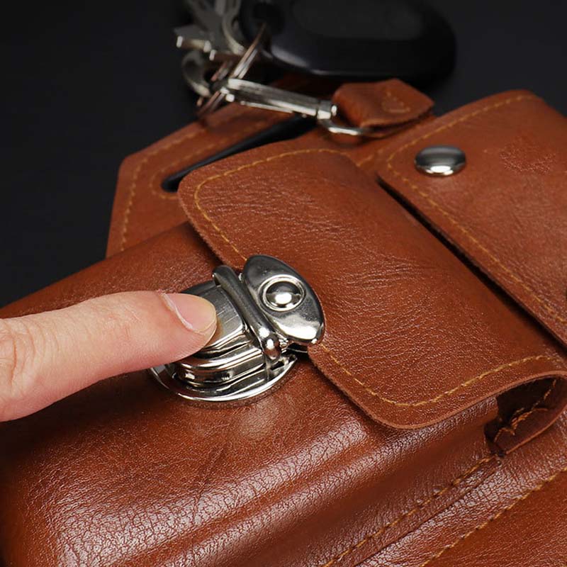 Funda impermeable para teléfono móvil para hombre, tipo cinturón.