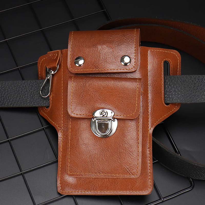 Funda impermeable para teléfono móvil para hombre, tipo cinturón.