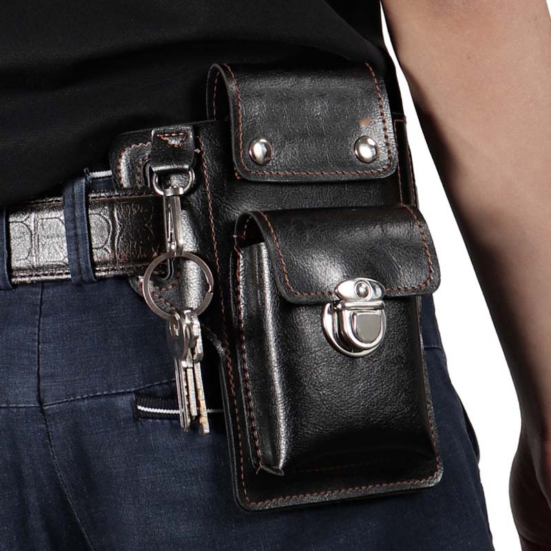 Funda impermeable para teléfono móvil para hombre, tipo cinturón.