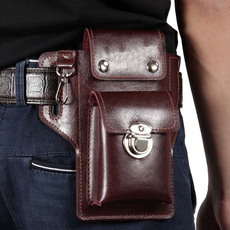 Funda impermeable para teléfono móvil para hombre, tipo cinturón.