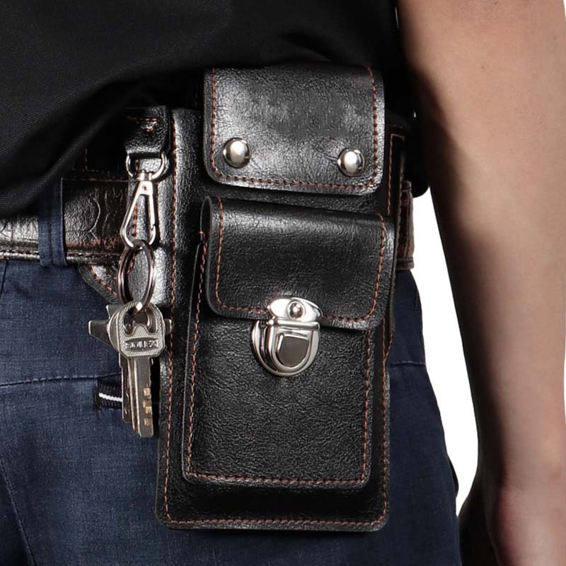 Funda impermeable para teléfono móvil para hombre, tipo cinturón.