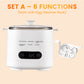 Mini set multifuncional para cocinar huevos con panel táctil inteligent