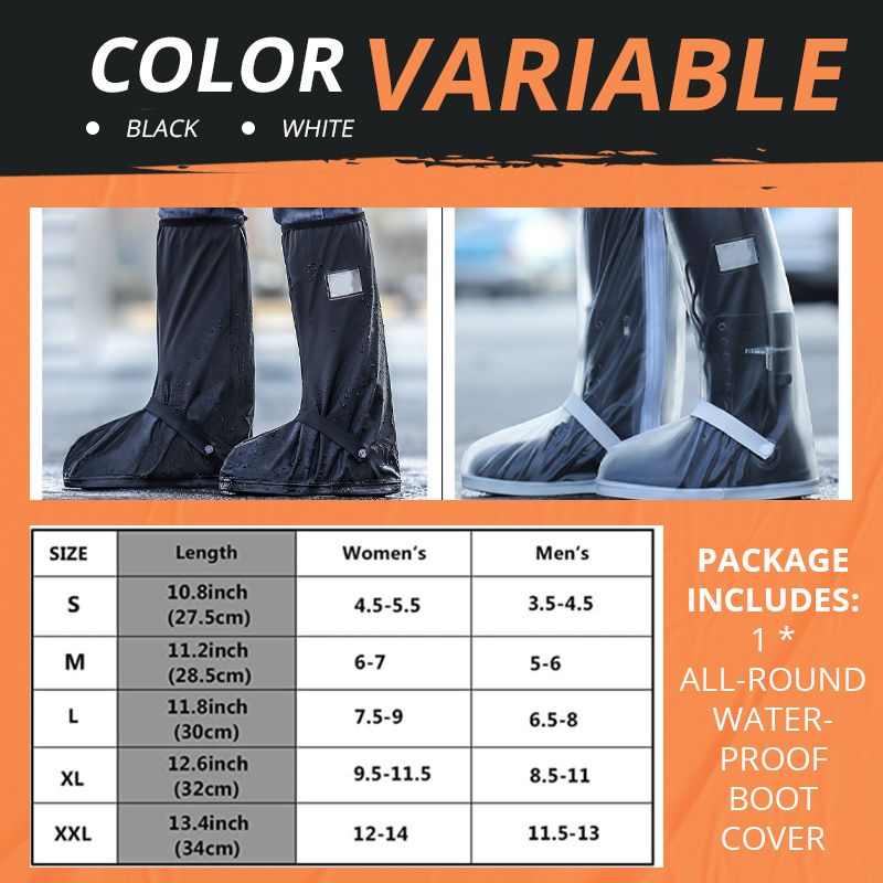 Funda impermeable para botas larga y versátil
