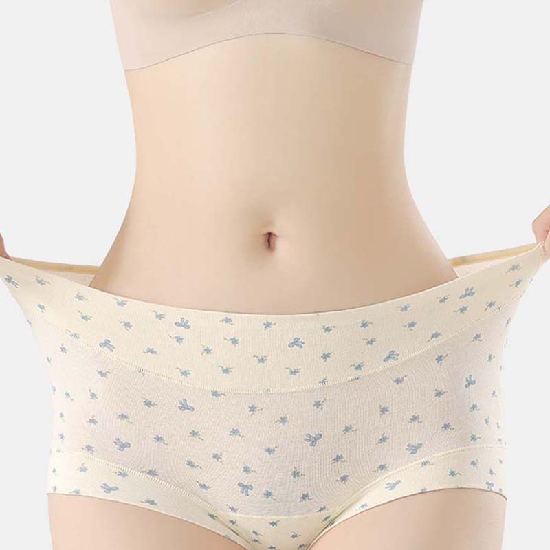Braguitas de cintura alta suaves y cómodas para muje