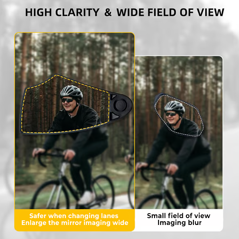 🔥Espejo ajustable en 360° para manillares de bicicleta💯