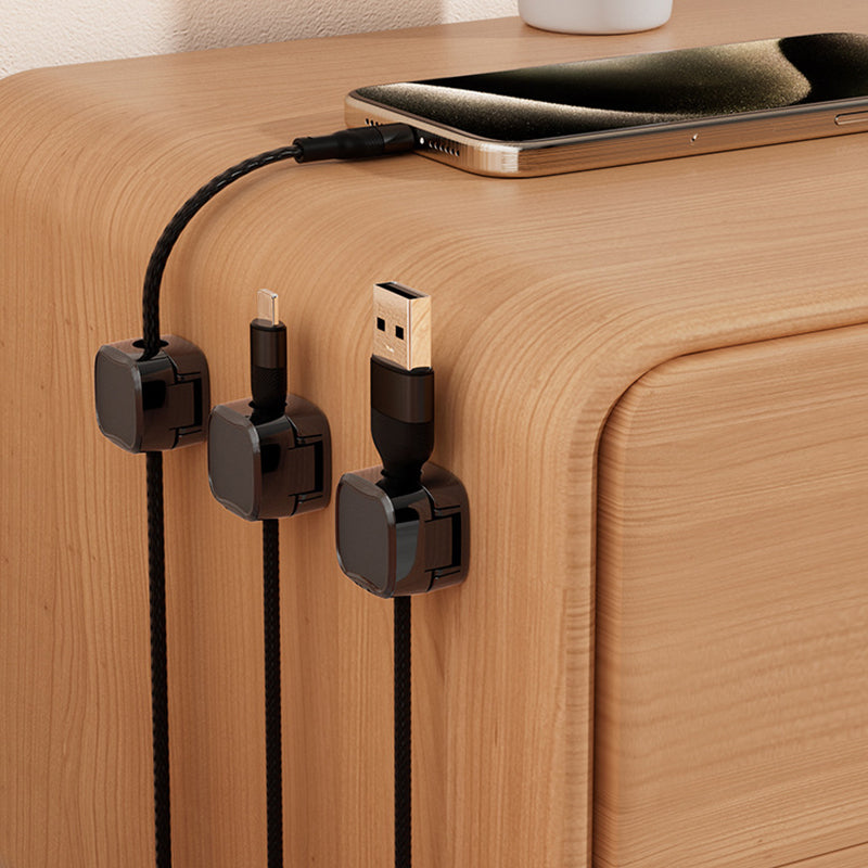 Juego de 6 clips magnéticos para cables