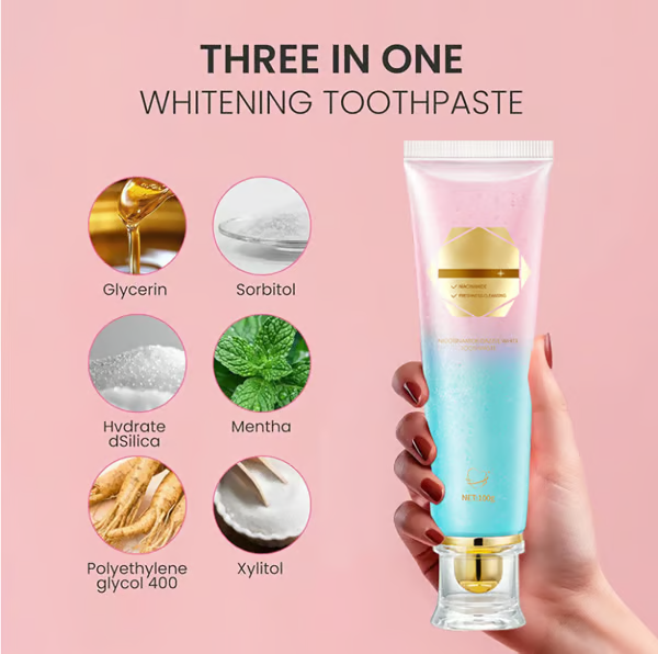 ✨ 🦷 Pasta de dientes blanqueadora con niacinamida: ¡para dientes más blancos y saludables!